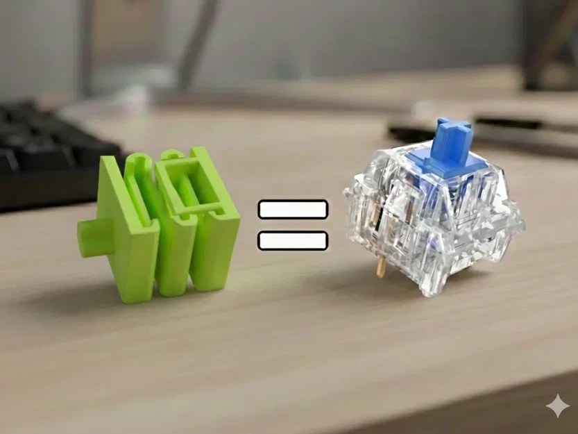Mô hình Heart of the Clicker: Giải mã linh hồn bàn phím cơ 3D - Image 1