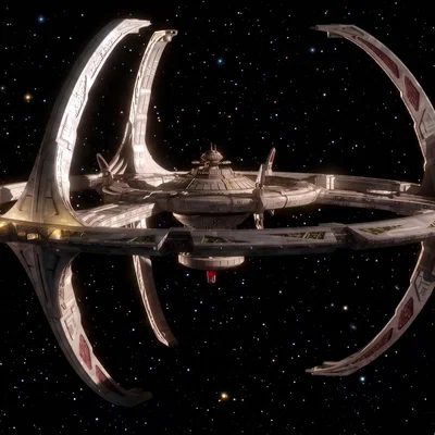 Mô hình in 3D trạm vũ trụ Deep Space Nine (Star Trek) cực chi tiết