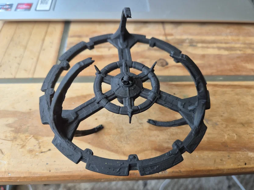 Mô hình in 3D trạm vũ trụ Deep Space Nine (Star Trek) cực chi tiết - Image 2