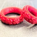Nhẫn Xoay Floral Fidget Ring - Đồ chơi xả stress 3D độc đáo - Thumbnail 1