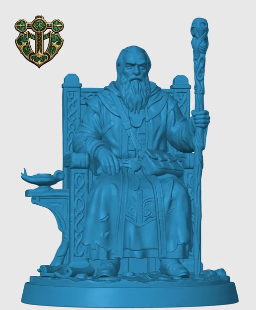 Mô hình Lão Làng (Village Elder) cho game RPG - Image 3