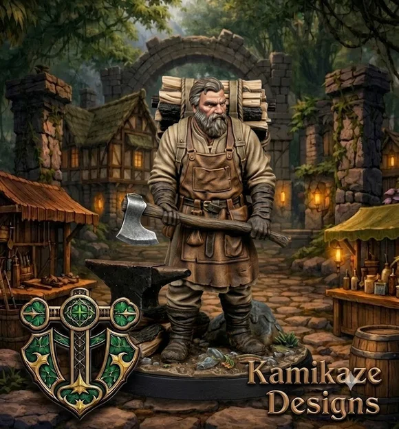 Mô hình Woodsman cho game RPG - Image 1