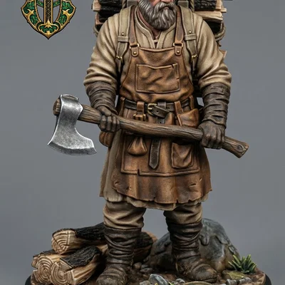 Mô hình Woodsman cho game RPG