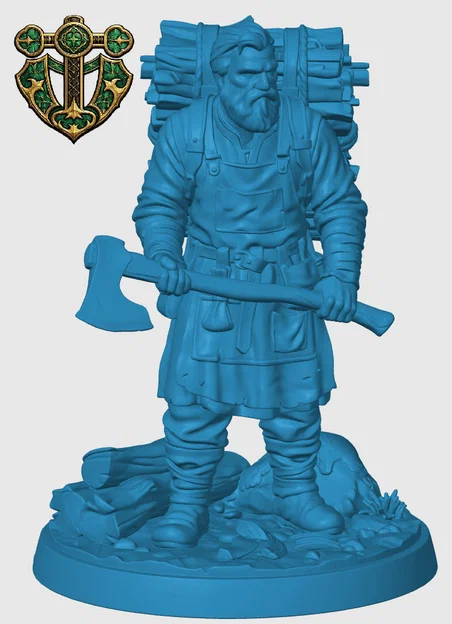 Mô hình Woodsman cho game RPG - Image 3