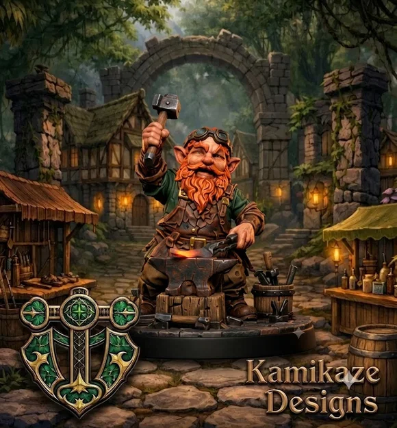 Mô hình Halfling Blacksmith - Image 1