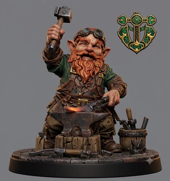 Mô hình Halfling Blacksmith - Image 2