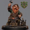 Mô hình Halfling Blacksmith - Thumbnail 2
