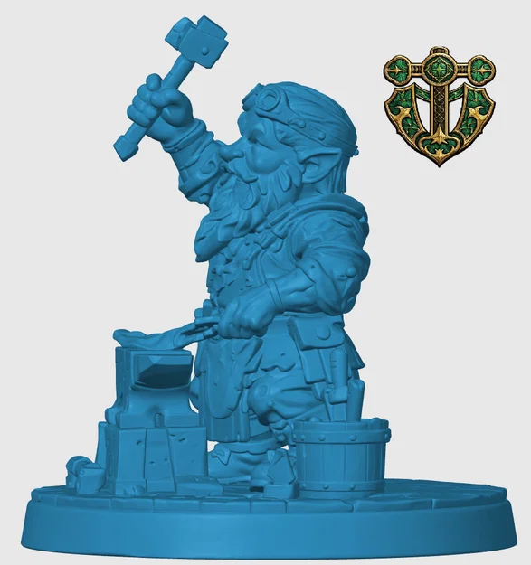 Mô hình Halfling Blacksmith - Image 3
