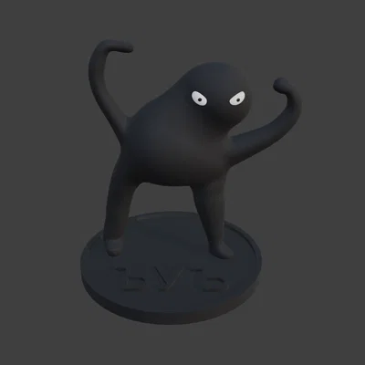 Mô hình 3D nhân vật meme ЪУЪ siêu hài hước để bàn