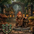 Mô hình Nữ thợ rèn người lùn (Dwarven Female Blacksmith) - Thumbnail 1