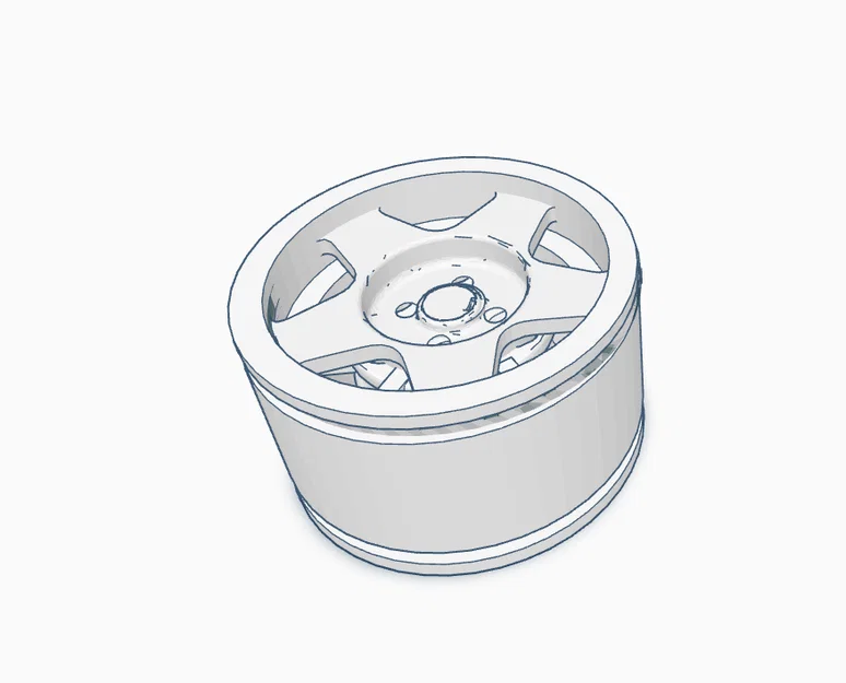 Mâm xe 3D Lego Rim cho các dòng xe Lego Technic tầm trung - Image 1