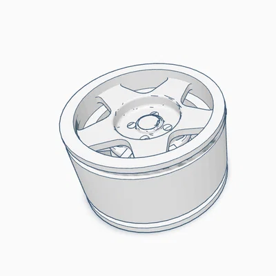 Mâm xe 3D Lego Rim cho các dòng xe Lego Technic tầm trung