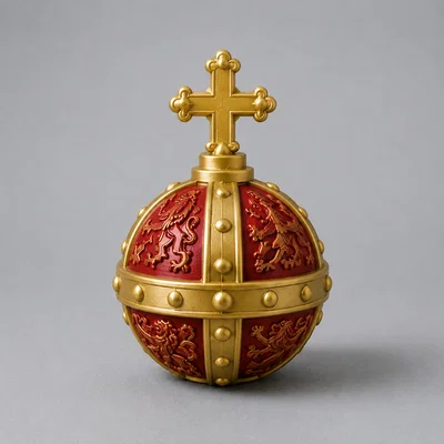 Mô hình quả cầu quyền lực hoàng gia in 3D (Royal Ball)