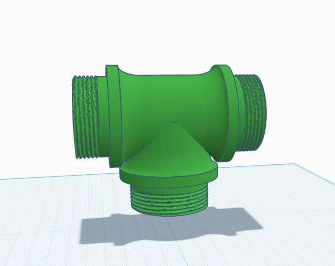 Khớp nối chữ T thay thế cho Amazone GE182 1 1/2 inch in 3D - Image 1