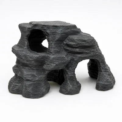 Mô hình tảng đá trang trí bể cá có hang ẩn náu - Phụ kiện 3D đẹp
