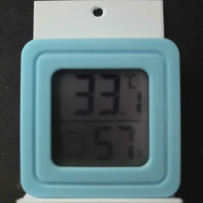 Khay treo ốp lưng gắn tường cho nhiệt ẩm kế mini (Thermometer cover)