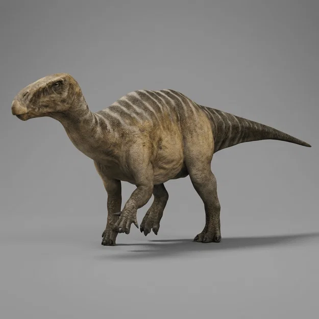 Mô hình khủng long Iguanodon 3D sắc nét - Dành cho người sưu tầm - Image 1