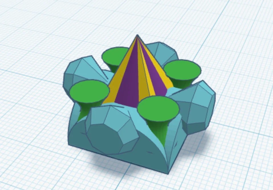 Mô hình 3D hình khối trừu tượng Cone fun độc đáo - In 3D ng… 1