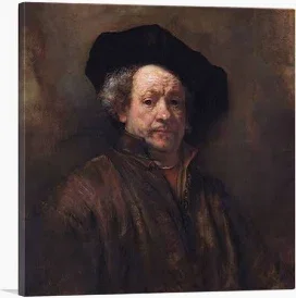 Mô hình in 3D tượng chân dung tự họa danh họa Rembrandt 1660 - Image 2