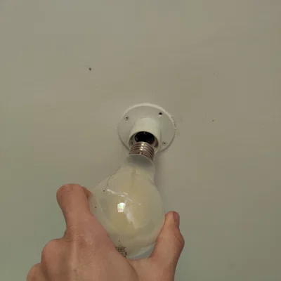 Vòng đệm lắp đèn âm tường cho hộp kỹ thuật (Đui đèn E27)