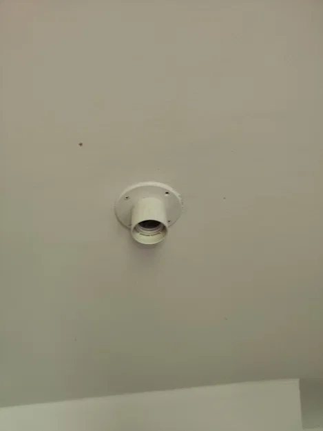 Vòng đệm lắp đèn âm tường cho hộp kỹ thuật (Đui đèn E27) - Image 2
