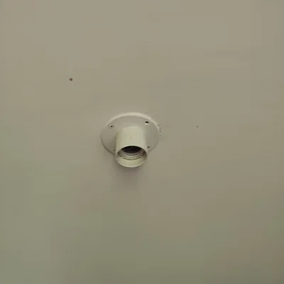 Vòng đệm lắp đèn âm tường cho hộp kỹ thuật (Đui đèn E27)