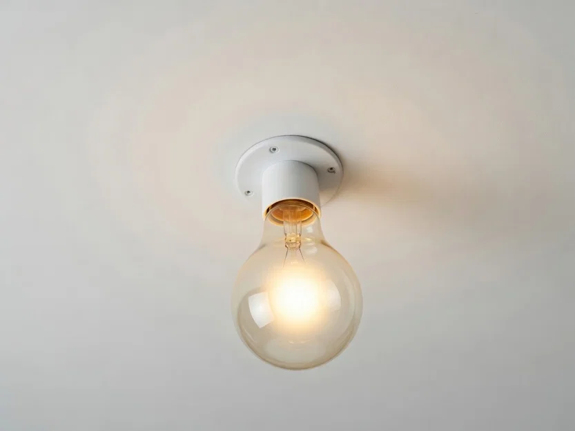Vòng đệm lắp đèn âm tường cho hộp kỹ thuật (Đui đèn E27) - Image 3