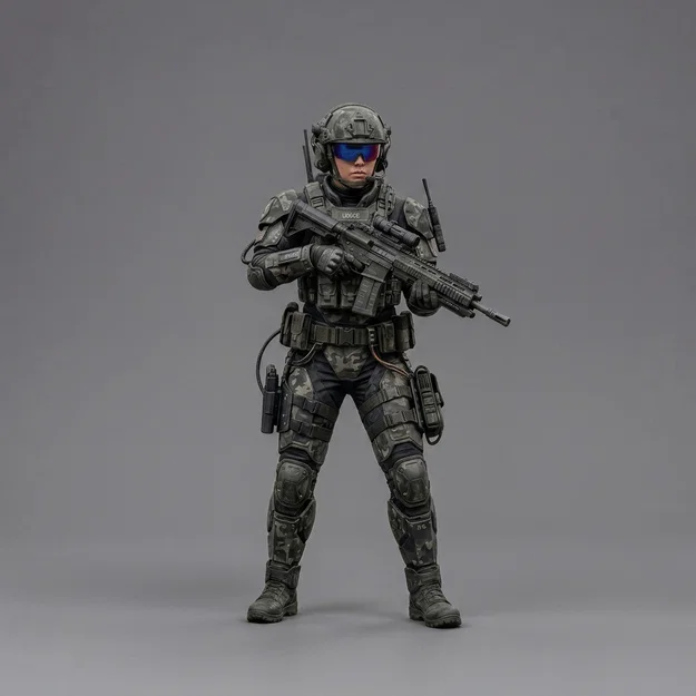 Mô hình 3D lính trinh sát tương lai Earth Unit Recon đầy ấn tượng - Image 1