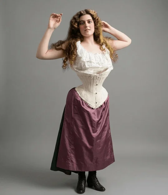 Mô hình Corset phong cách nghệ thuật Victoria cổ điển in 3D - Image 1