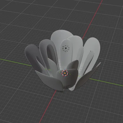 Mô hình bông hoa 3D (Blender Flower 1) - Tệp in STL chất lượng cao