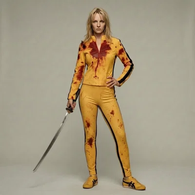 Mô hình 3D The Bride (Uma Thurman) trong Kill Bill Vol. 1 để in 3D