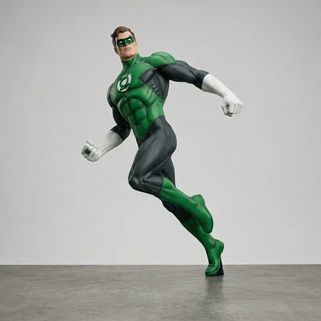 Mô hình 3D Green Lantern (Siêu anh hùng DC) cực chất cho anh em - Image 1