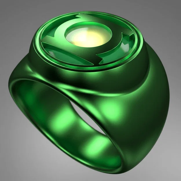 Mô hình nhẫn Green Lantern Power Ring in 3D độc đáo - Image 1