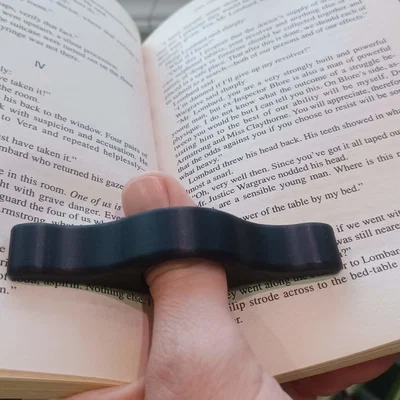 Vòng đeo giữ trang sách - Book page holder thumb ring