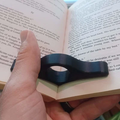 Vòng đeo giữ trang sách - Book page holder thumb ring