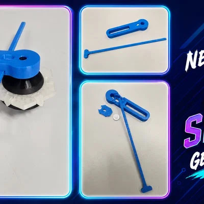 Con quay chiến đấu Battle Top với cơ chế hộp số tăng tốc 2X