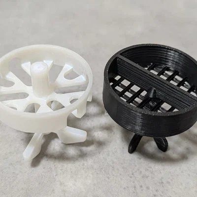 Lưới lọc rác bồn rửa tay tương thích TOTO WN87035 (In 3D)