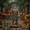 Mô hình bác thợ mộc làng (Village Carpenter) cho game nhập vai - Thumbnail 1