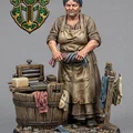 Mô hình người phụ nữ giặt đồ (Village Washer Woman) cho game RPG - Thumbnail 2