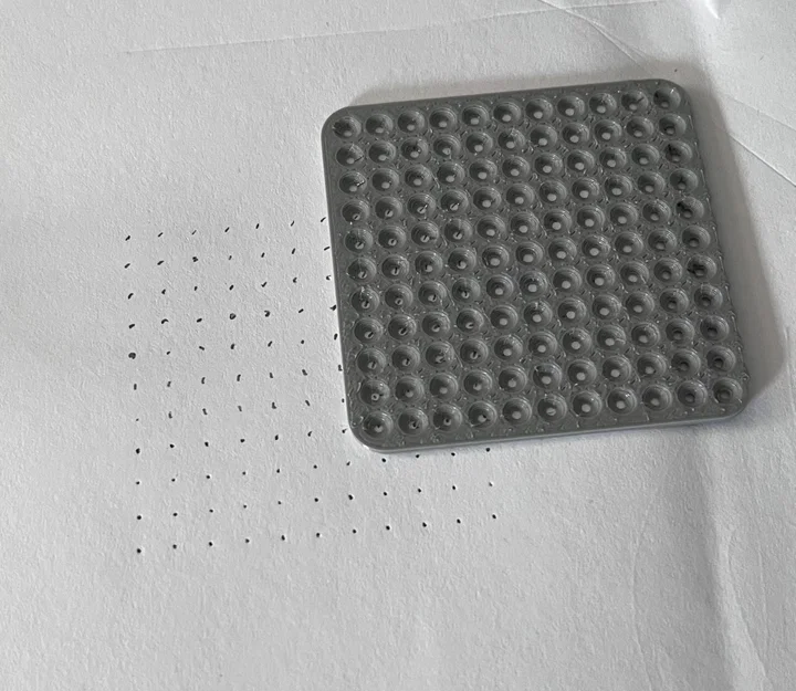 Thước kẻ chấm lưới 50x50mm cho bản đồ D&D và TTRPG - Image 1