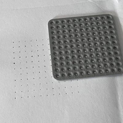 Thước kẻ chấm lưới 50x50mm cho bản đồ D&D và TTRPG