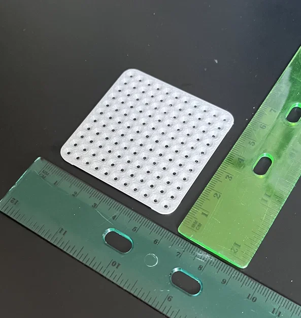 Thước kẻ chấm lưới 50x50mm cho bản đồ D&D và TTRPG - Image 2