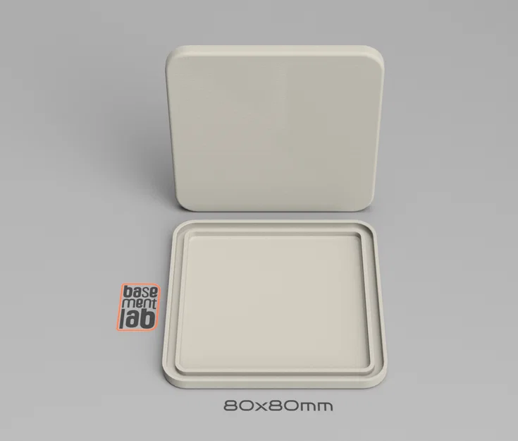 Nắp đậy dạng nhấn cho hộp kỹ thuật 80x80 / Linh kiện thay thế - Image 2