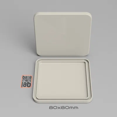 Nắp đậy dạng nhấn cho hộp kỹ thuật 80x80 / Linh kiện thay thế