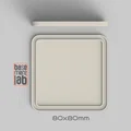 Nắp đậy dạng nhấn cho hộp kỹ thuật 80x80 / Linh kiện thay thế - Thumbnail 3