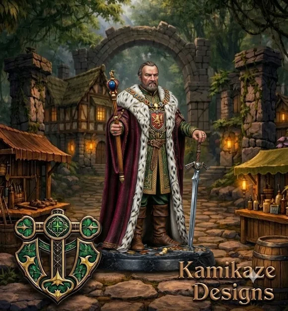 Mô hình Quý tộc Làng quê (Village Nobleman) cho RPG - Image 1