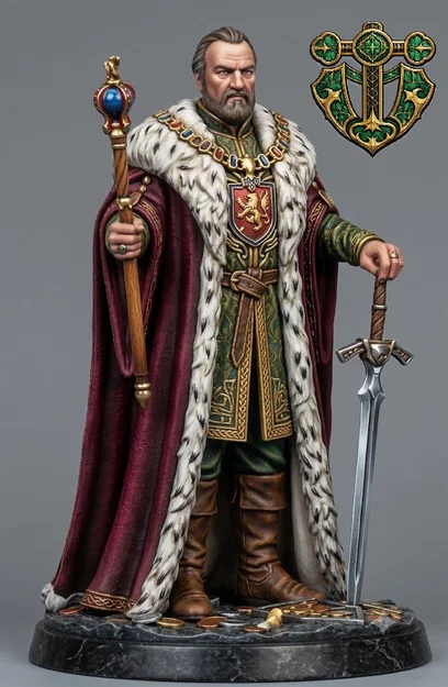 Mô hình Quý tộc Làng quê (Village Nobleman) cho RPG - Image 2