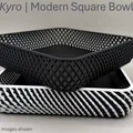 Khay đựng đồ Kyro | Modern Square Bowl hiện đại cho bàn làm việc - Thumbnail 1