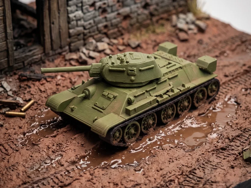 Mô hình xe tăng hạng trung T-34/76 phiên bản 1942 tỉ lệ 1:72 - Image 1