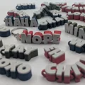 Bộ Sưu Tập Móc Khóa Chữ Cái Có Khớp Nối - Fun Pack - Thumbnail 1